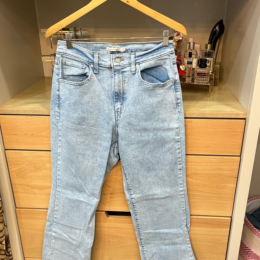 Levi's Light Wash Straight Leg Jeans